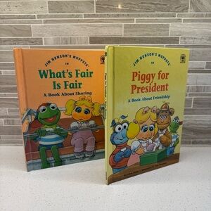 Set of 2 Muppets books from 1992